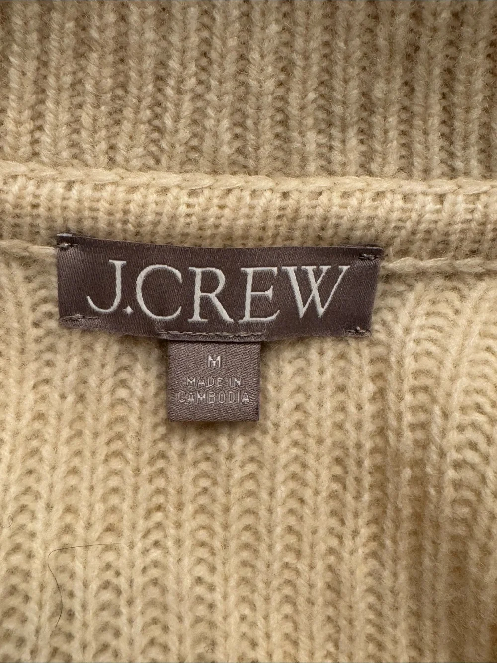 J. Crew Wool Zipper Cardigan